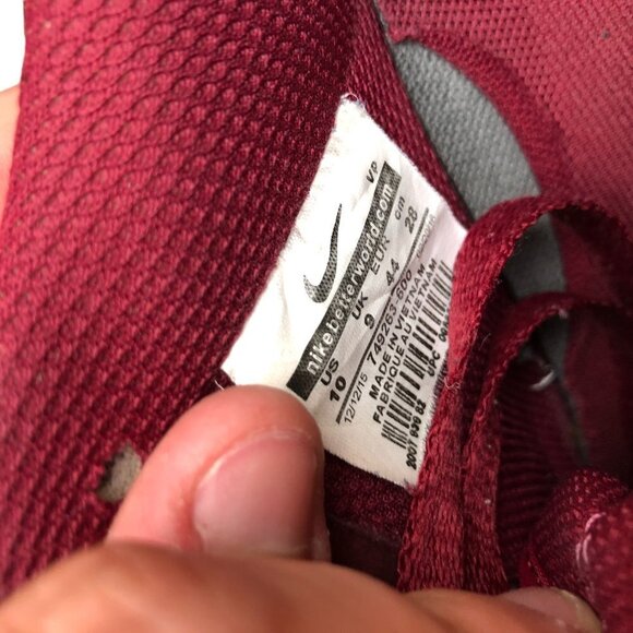 2016 Nike Air Force 1 '07 Suede Deep Garnet' Size 10 - Picture 10 of 10